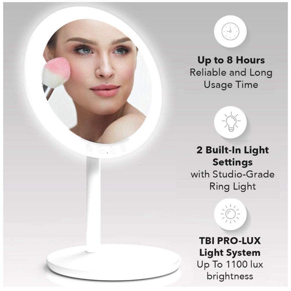 Rechargeable Makeup Vanity Mirror 66 LED Lights